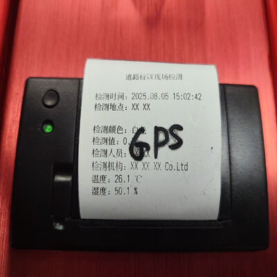 Kąt padania 8876 stopni przenośny przyrząd przeznaczony do pomiaru współczynnika jasności retrorefleksyjnej w badaniach materiałowych