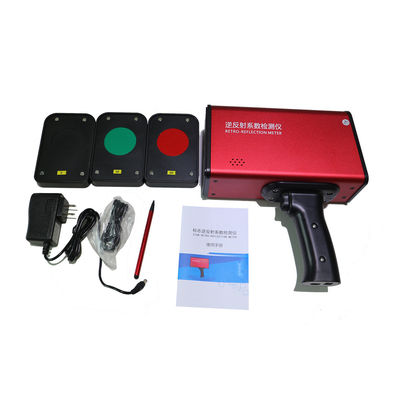 Kąt padania -4° Dane testowe miernika retrorefleksyjnego 999 dla dokładnych pomiarów w warunkach przemysłowych